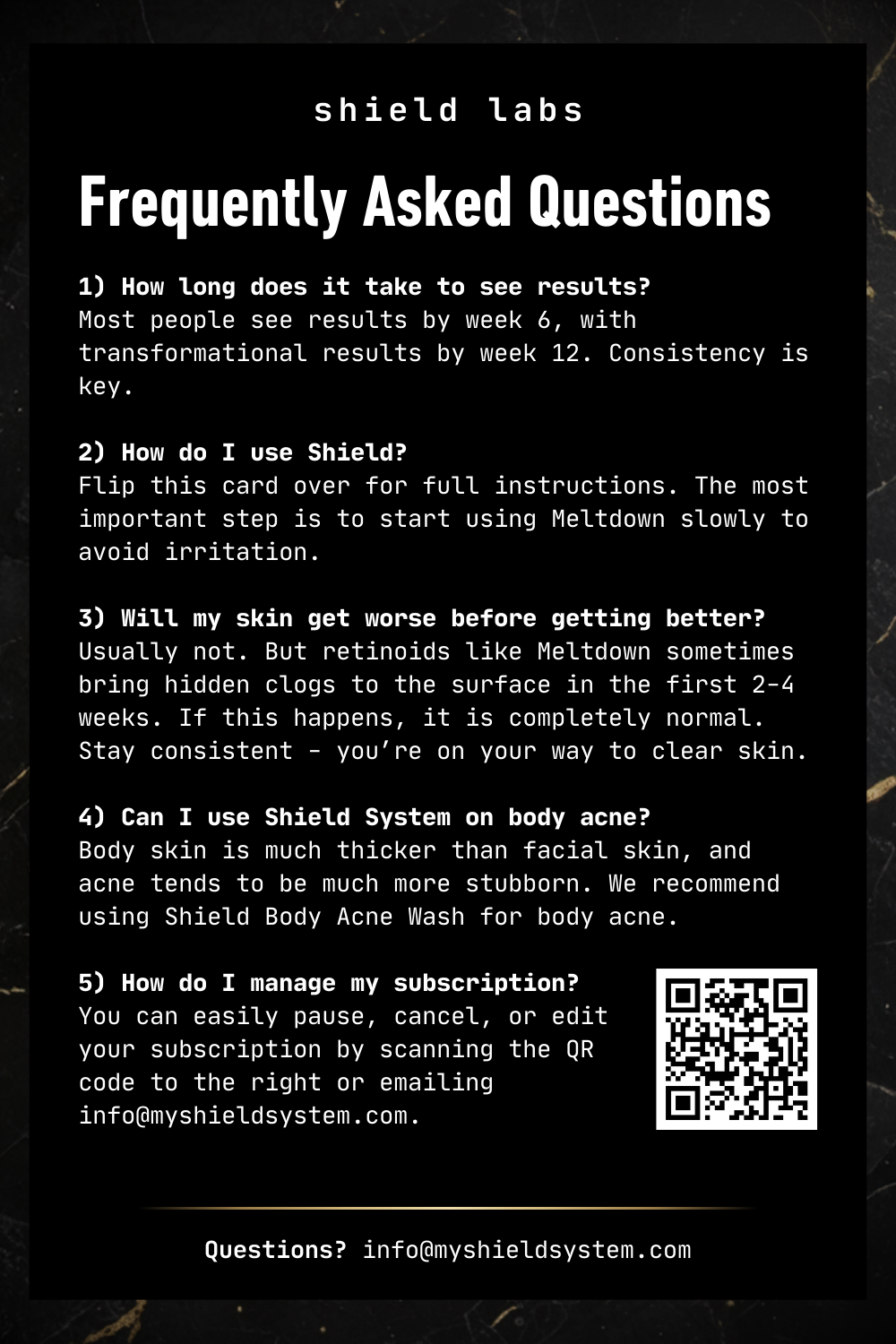 Meltdown Shield System System Instructions